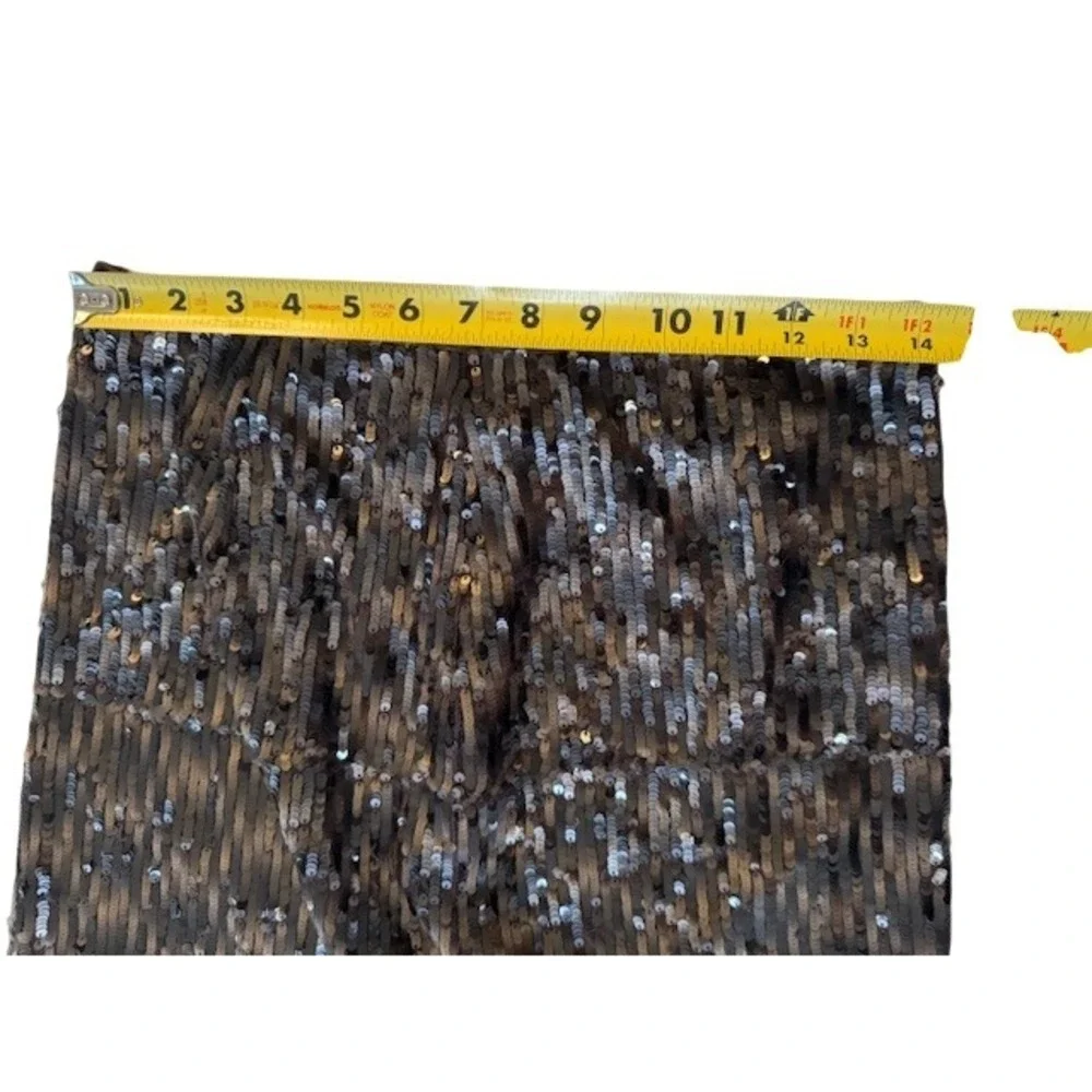 Banana Republic Heritage Sequin Midi Skirt Brown Sparkly Holiday Party - Size 4‎